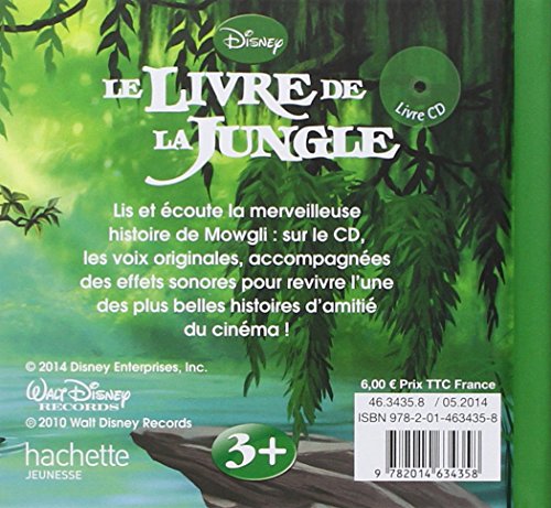 LE LIVRE DE LA JUNGLE - Mon Histoire à Écouter - Livre CD - L'histoire du film - Disney