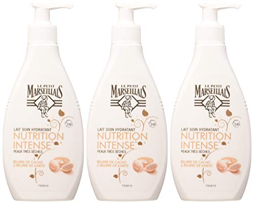 Le Petit Marseillais Leche de Cuidado Hidratante para Piel Muy Seca, Manteca de Cacao Karité, 250 ml
