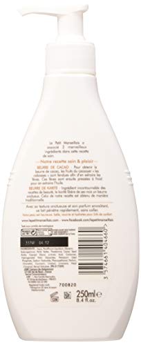 Le Petit Marseillais Leche de Cuidado Hidratante para Piel Muy Seca, Manteca de Cacao Karité, 250 ml
