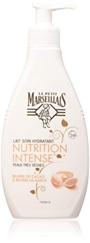 Le Petit Marseillais Leche de Cuidado Hidratante para Piel Muy Seca, Manteca de Cacao Karité, 250 ml