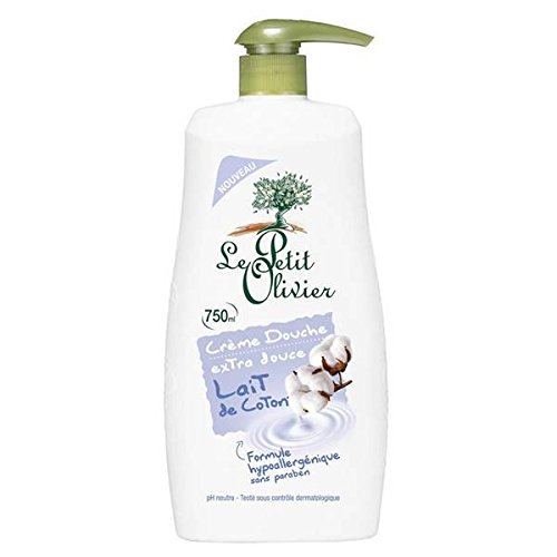 Le Petit Olivier crema ducha extra dulce leche algodón 750 ml – (precio unitario) – envío rápido y entrecruzado