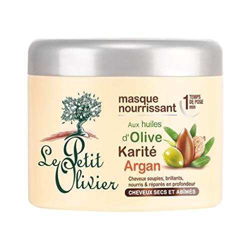 Le Petit Olivier - Mascarilla nutritiva con aceites Dâ € TM Olive Karita© Argan y Abã®Mã© S 300 ml (3 unidades)