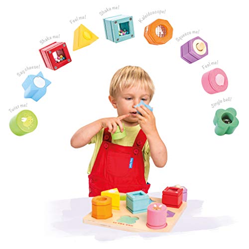 Le Toy Van – Petilou Educativo Formas Sensoriales | Bebé Sensorial Niño Juguete de Aprendizaje - Adecuado para Más de 12 Meses