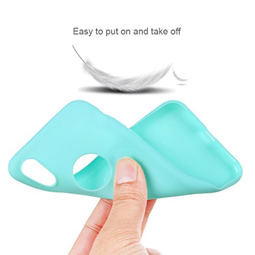 Leathlux 9X Funda Apple iPhone X, Carcasa iPhone XS Silicona TPU Gel Protector Flexible Cover para Apple iPhone XS/X 5.8" Rosa Verde Púrpura Azul Cielo Amarillo Rojo Azul Oscuro Translúcido Negro