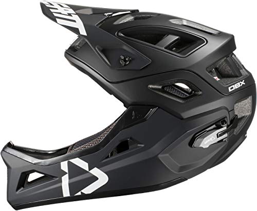 Leatt DBX 3.0 Enduro V2 Casco Mixto, Color Blanco y Negro, tamaño 55-59 cm