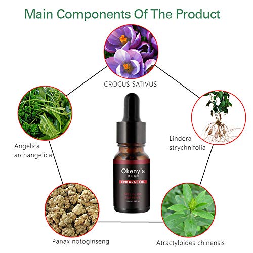 Lebeaut 10 ml Hombres Ampliación del Pene Aceite Productos de Sexo para Adultos Masculino Pene Mejora Masaje Masaje Aceite Esencial