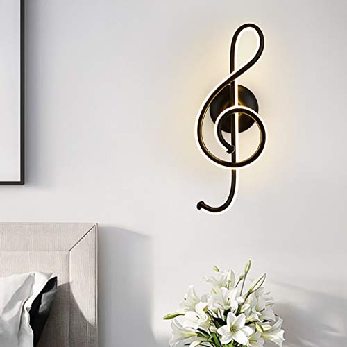 LED Aplique Pared Lámpara Pared Moderna Metal Aluminioo Aplique Luces Sala Estar Luz Colgante Dormitoriocreatividad Linterna De Pared Pasillo Cabecera Decoración Lámpara Pared,Negro,white light