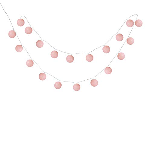 LEDKIA LIGHTING Guirnalda 20 Bolas LED Pink Sugar Pilas