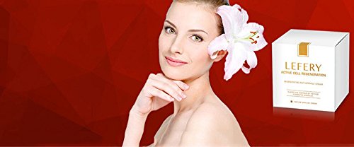 Lefery crema activa regeneradora celular | Efecto antiarrugas y antienvejecimiento | Crema de noche | con ácido hialurónico, colágeno y aceite de borraja | Hidratante para rostro y piel seca | 50 ml