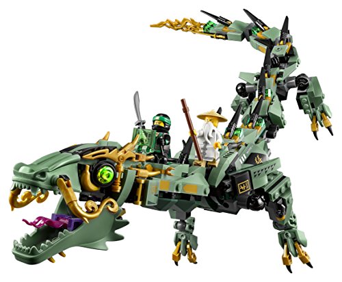 LEGO Ninjago - Dragón Mecánico del Ninja Verde, Juguete de Construcción de Aventuras Ninja (70612)