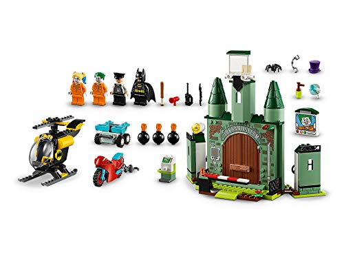 LEGO Super Heroes - Batman y la Huida del Joker Juguete de construcción de Aventuras de Superhéroes, incluye la Prisión de Arkham y Minifigura de Harley Quinn, Novedad 2019 (76138)