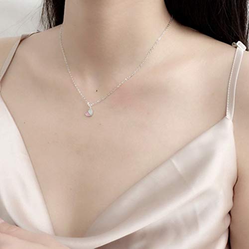 LEVEL GREAT Forma Delicada Mujeres Corazón Cadena Pendiente del Estilo de Corea del Collar de la Muchacha Coreana Cadena Ajustable joyería Regalo de la Madre