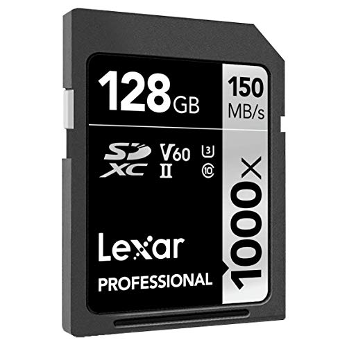 Lexar Professional - Tarjeta de memoria 1000x SDXC de 128 GB