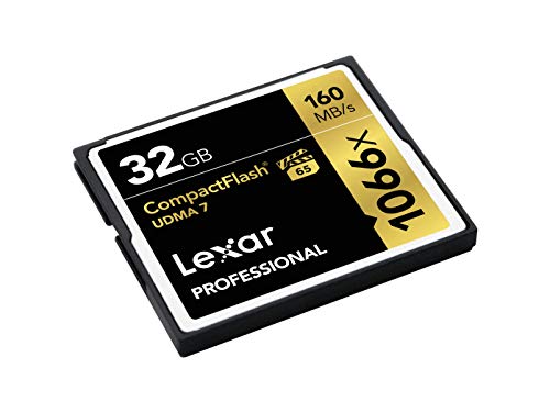 Lexar Professional - Tarjeta de memoria CompactFlash 1066x de 32 GB