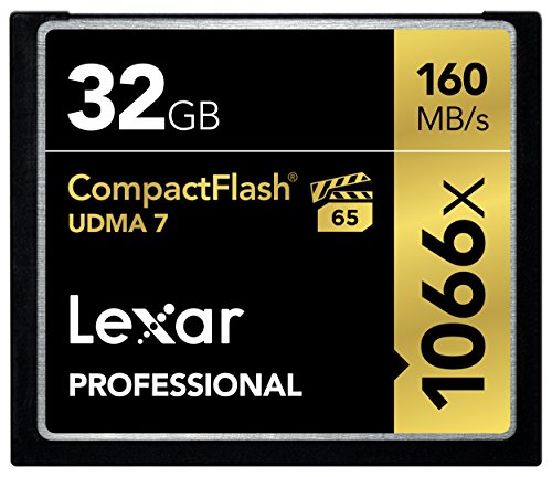 Lexar Professional - Tarjeta de memoria CompactFlash 1066x de 32 GB