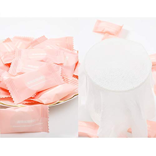 Lezed Toallas Comprimidas Mágicas Toallas comprimidas desechables Tejido mágico expansible Fácil de llevar de viaje al aire libre compresas de algodón, 100 monedas