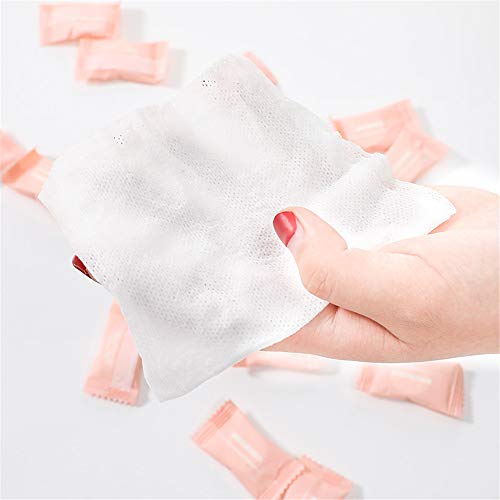 Lezed Toallas Comprimidas Mágicas Toallas comprimidas desechables Tejido mágico expansible Fácil de llevar de viaje al aire libre compresas de algodón, 100 monedas