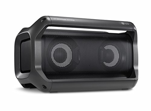 LG XBOOM PK5 - Altavoz Portátil (20 W, Inalámbrico, aptX HD, 15h de batería, Resistencia al agua IPX5, Iluminación, Bluetooth) Color Negro