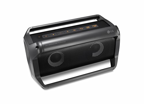 LG XBOOM PK5 - Altavoz Portátil (20 W, Inalámbrico, aptX HD, 15h de batería, Resistencia al agua IPX5, Iluminación, Bluetooth) Color Negro