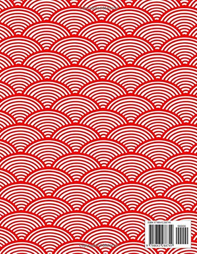 Libro di Pratica Giapponese: Quaderno di pratica Kanji giapponese grande | Scrivere un libro di esercizi per i personaggi Kanji giapponesi e gli script Kana | Dimensioni: 8,5 "x11", 109 pagine