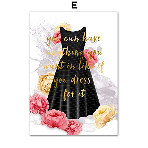 Libro Perfume Flor Nueva York Nordic Carteles e Impresiones Arte de la Pared Pintura de la Lona Decoración Imágenes para la decoración de la Sala de Estar 30x40cm E