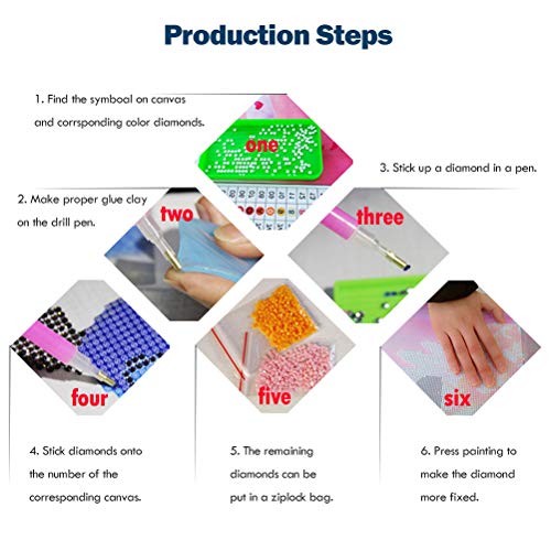 Lidiper DIY 5D Diamante Pintura Kits, Pintura del Diamante Gato, 5D Diamond Painting Completo Bordado Punto de Cruz Diamante Craft Decoración del Hogar (Taza de café 30 x 30cm)