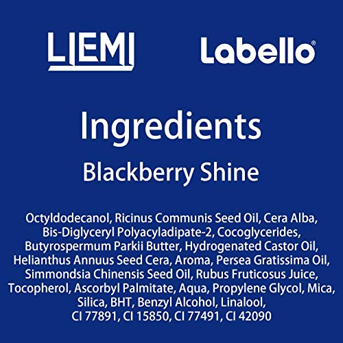 LIEMI Labello Lápiz Labial Bálsamo Labial Blackberry Shine 5,5ml