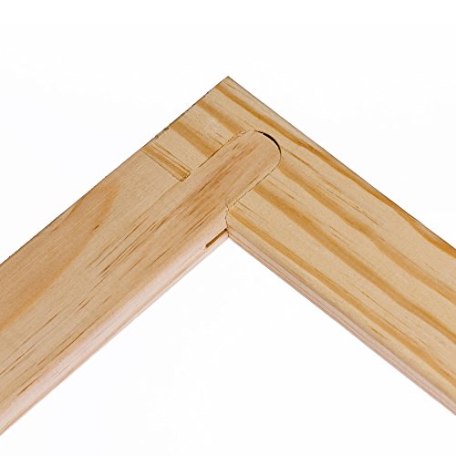 Lienzos Levante Lienzo de Algodón en Blanco, Listones 46x17 mm, Imprimación Óleo, 70x50 cm