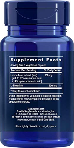 Life Extension Natural Stress Relief, 30 vegetarian caps