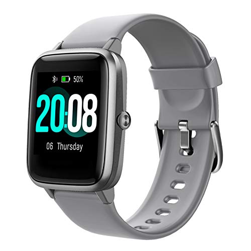 LIFEBEE Smartwatch, Reloj Inteligente Impermeable IP68 para Hombre Mujer niños, Pulsera de Actividad Inteligente con Monitor de Sueño Contador de Caloría Pulsómetros Podómetro para Android iOS