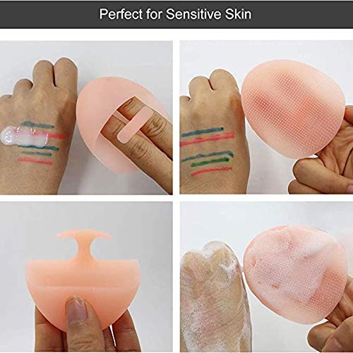 Limpiador facial de silicona, cepillo de masajeador para la nariz, cepillo de limpieza y exfoliante manual de limpieza facial, para mujeres, niñas