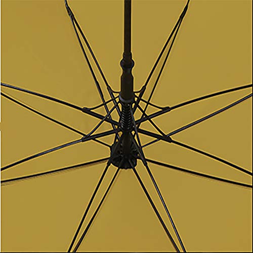 Lin Nan De Golf Large Paraguas Open Automático Oversize Double Canopy Vented Windproof Impermeable Viaje Parasol Impermeable Al Aire Libre Adulto Unisex Clasico, Black and Red