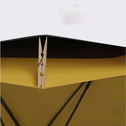 Lin Nan De Golf Large Paraguas Open Automático Oversize Double Canopy Vented Windproof Impermeable Viaje Parasol Impermeable Al Aire Libre Adulto Unisex Clasico, Black and Red