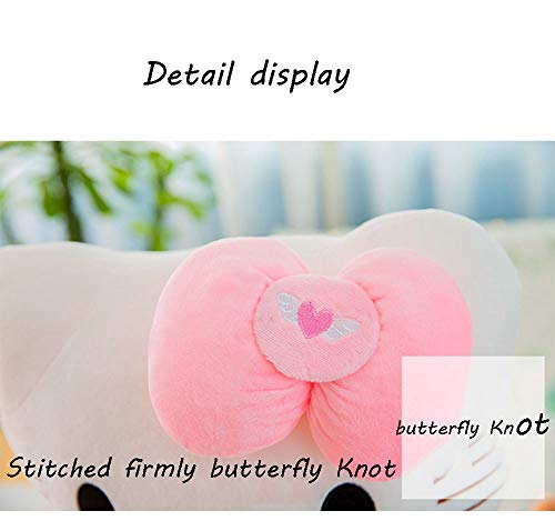 Lindo Hello Kitty Peluche De Juguete Decoración para El Hogar Muñeca Peluche Peluche Animal Regalo De Cumpleaños De San Valentín (30-100Cm),Rosado,30cm