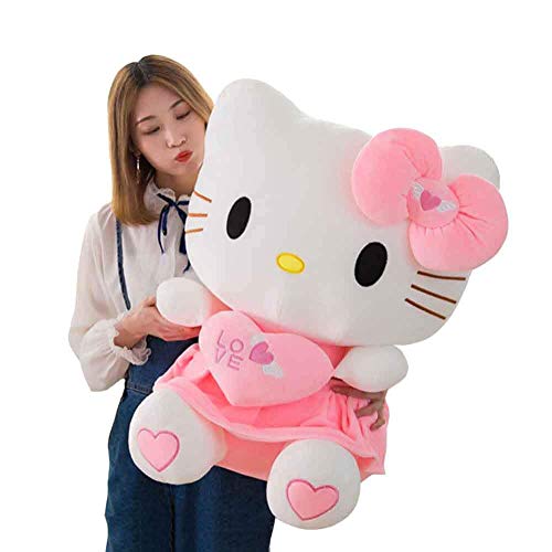 Lindo Hello Kitty Peluche De Juguete Decoración para El Hogar Muñeca Peluche Peluche Animal Regalo De Cumpleaños De San Valentín (30cm-70cm),01,30cm