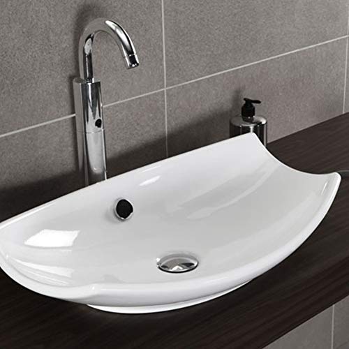 Linkax Tapones de Desagüe Lavabo Válvula Pop-Up Válvula Desagüe con Rebosadero Desagüe Universal Click-Clack