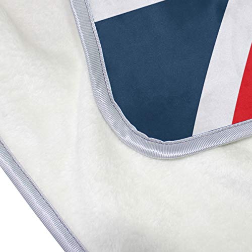 linomo - Manta para sofá o Cama, diseño de la Bandera británica de la Bandera británica, 127 x 152 cm