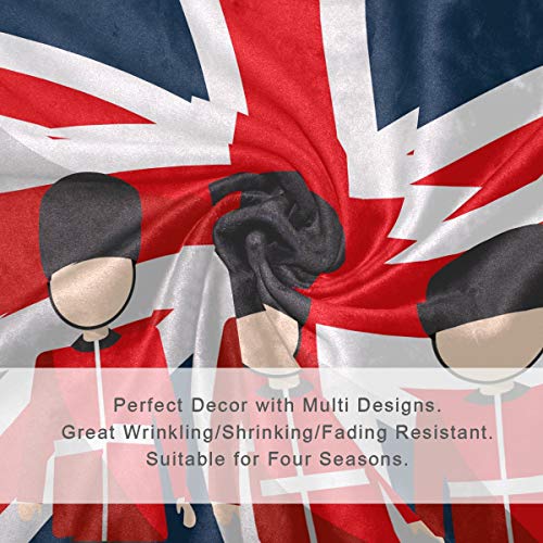 linomo - Manta para sofá o Cama, diseño de la Bandera británica de la Bandera británica, 127 x 152 cm