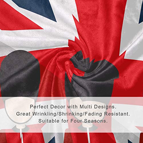 linomo - Manta para sofá o Cama, diseño de la Bandera británica de la Bandera británica, para niños, niñas, Adultos, 152,4 x 228,6 cm