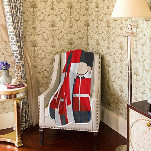 linomo - Manta para sofá o Cama, diseño de la Bandera británica de la Bandera británica, para niños, niñas, Adultos, 152,4 x 228,6 cm