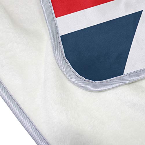 linomo - Manta para sofá o Cama, diseño de la Bandera británica de la Bandera británica, para niños, niñas, Adultos, 152,4 x 228,6 cm