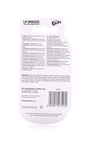 Lip Smacker - Coca-Cola Collection - Bálsamo labial de uva Fanta para niños - Sabor de uva Fanta - Regalo dulce para tus amigos - Paquete de ampollas individual
