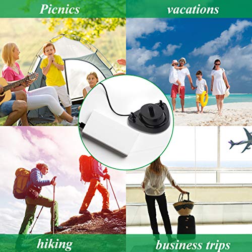 Litthing Cargador de Cepillo de Dientes Eléctrico con Soporte para Cepillo de Dientes Oral-B Conexión de Puerto USB Universal (Negro)