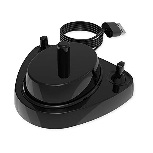 Litthing Cargador de Cepillo de Dientes Eléctrico con Soporte para Cepillo de Dientes Oral-B Conexión de Puerto USB Universal (Negro)