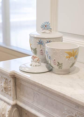 LLADRÓ Vela Paraíso. Grande. Aroma Jardines De Valencia. Vela de Porcelana.