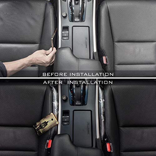 LLCWER 2pcs TapóN De Relleno De Almohadilla De SeparacióN De Asiento De AutomóVil, Evitar Que Los ArtíCulos Se Caigan, para Jaguar S Type SVR Xfr Xf Xkr F-Type Xe Xj-S Sportbrake 2000 Xk8