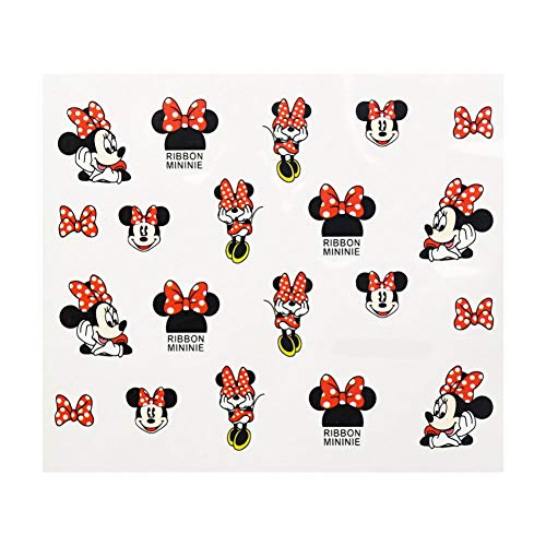 LLMTF 1 Hoja de Dibujos Animados Pegatinas de uñas Mickey/Tom y Jerry/Little Yellow Man Slider Pegatinas de Agua calcomanía de Transferencia para uñasEtiqueta de uñas