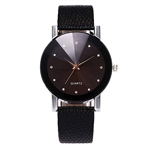 Lo más novedoso. Reloj de pulsera de cuarzo ultrafino para mujer, diseño clásico minimalista con correa de acero inoxidable, reloj de cuarzo analógico b Talla única