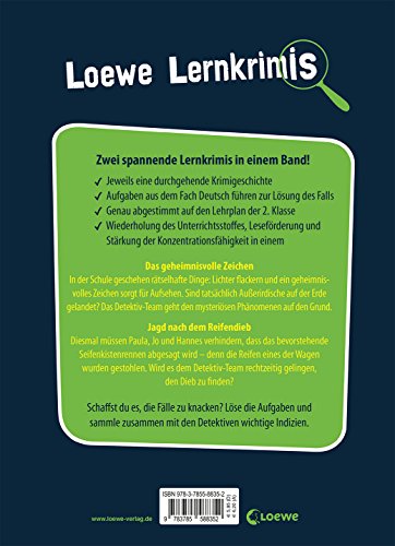 Loewe Lernkrimis - Das geheimnisvolle Zeichen / Jagd nach dem Reifendieb: Deutsch 2. Klasse