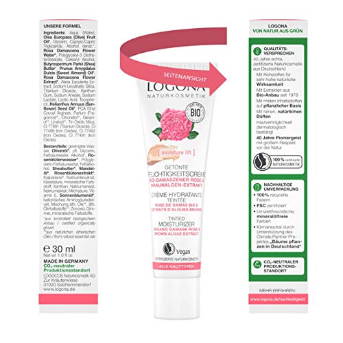 Logona Crema Color Hidr. Rosas Bio&Calpa 30Ml Logona 1 Unidad 100 g